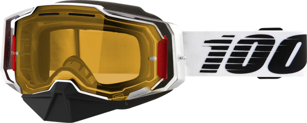 100% - Armega Snowmobile Goggles - Lightsaber Yellow
