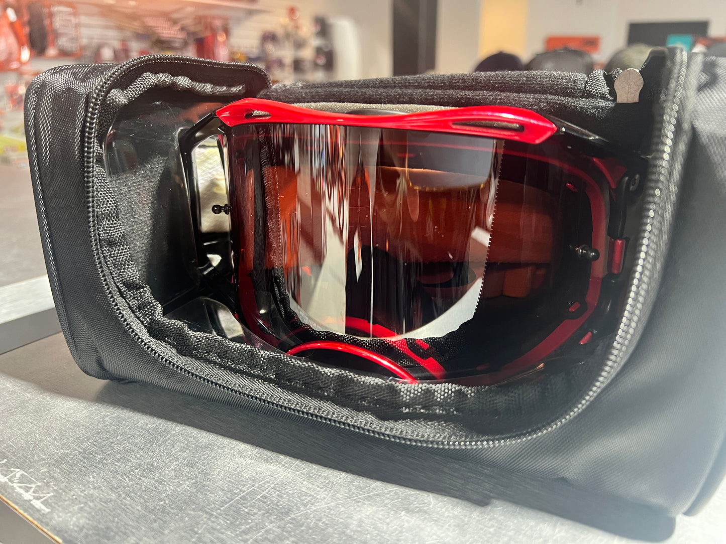 Oakley - Air Brake MX Goggles - Heritage Racer Red w Prizm